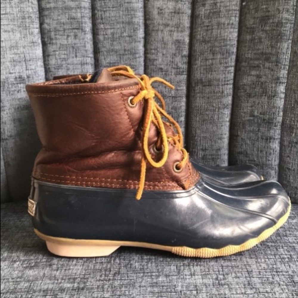 Sperry Navy Duck Boots